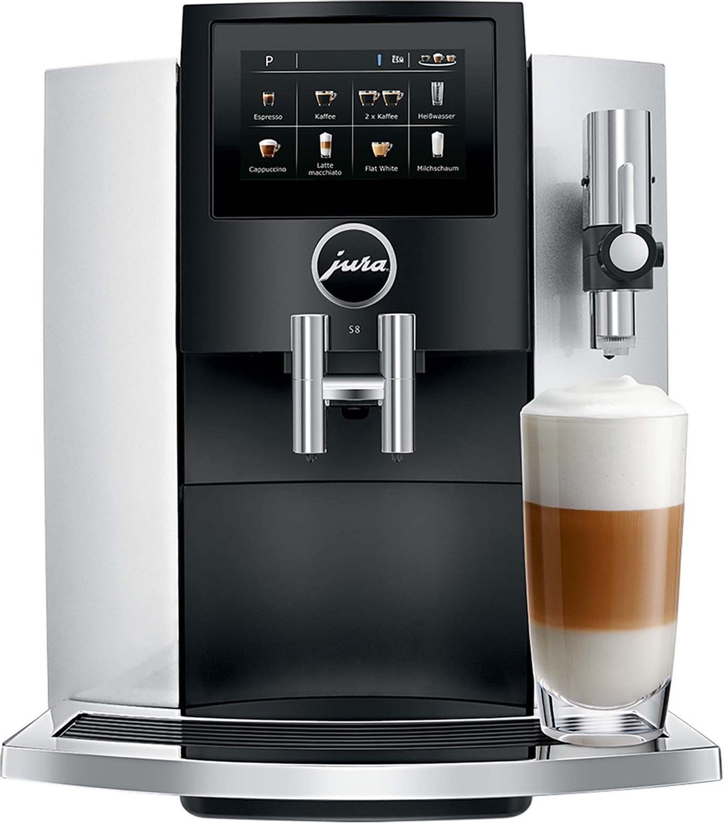JURA espresso apparaat S8 MOONLIGHT (Silver) EA